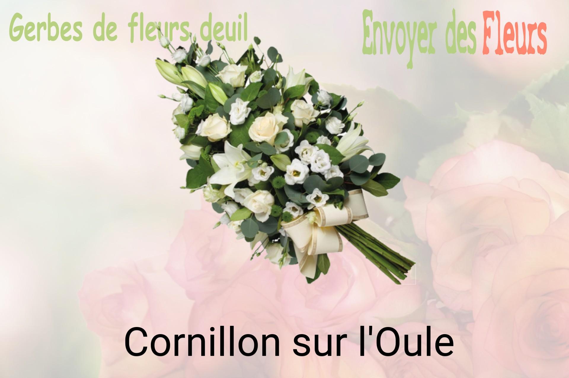 Gerbe de fleurs de deuil livrée à Cornillon-sur-l'Oule